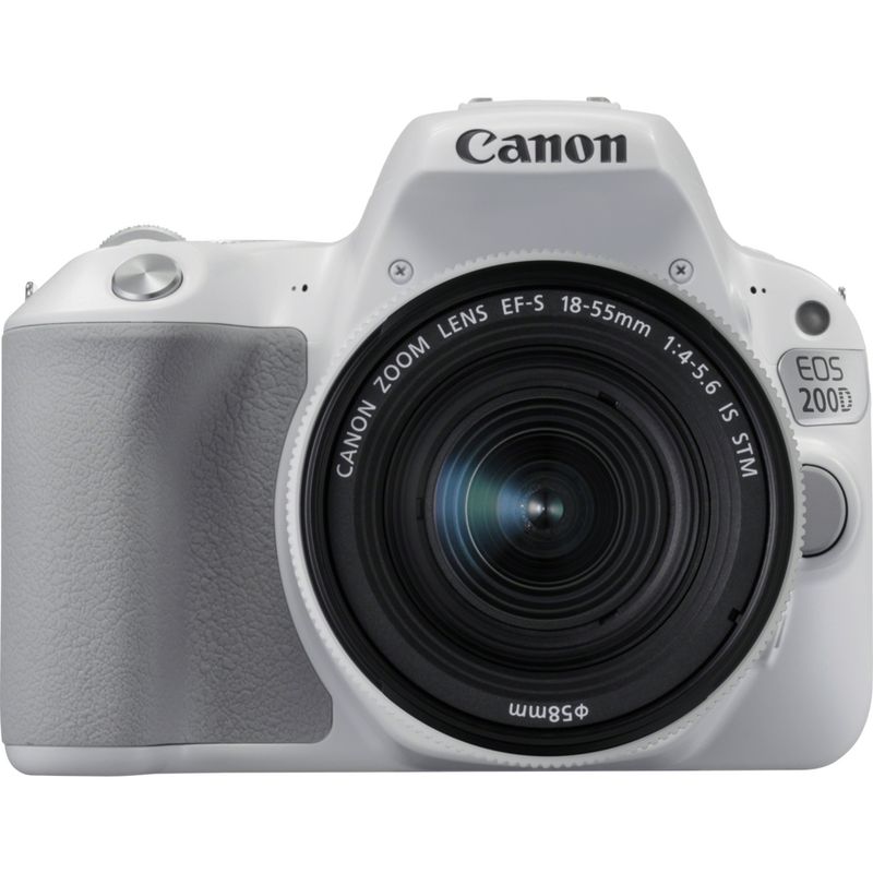 Buy Canon EOS 200D White + EFS 1855mm f/45.6 IS STM Lens Silver in